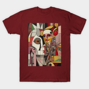 Cubism in the style of Picasso T-Shirt